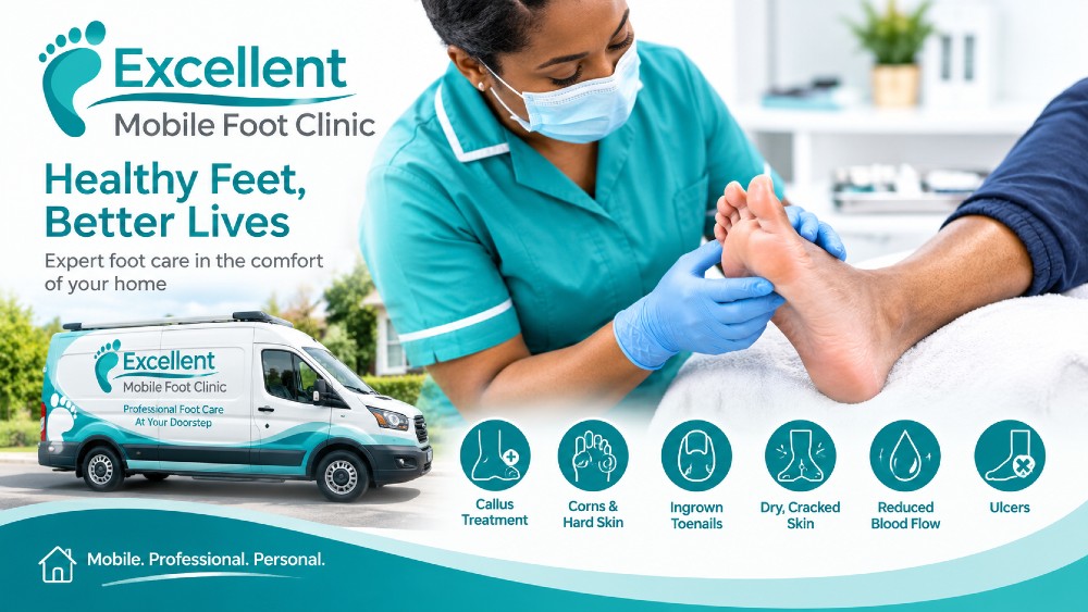 Excellent mobile foot clinic