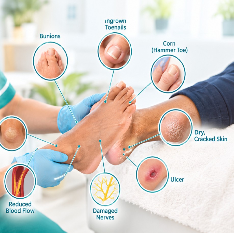 Podiatry and chiropody foot care at Sidcup Foot Clinic