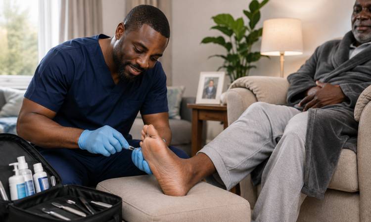 Home visits at Sidcup Foot Clinic
